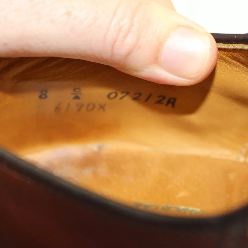 Cole Haan Men's Cognac Brown Oxford Dress Shoe Size 8